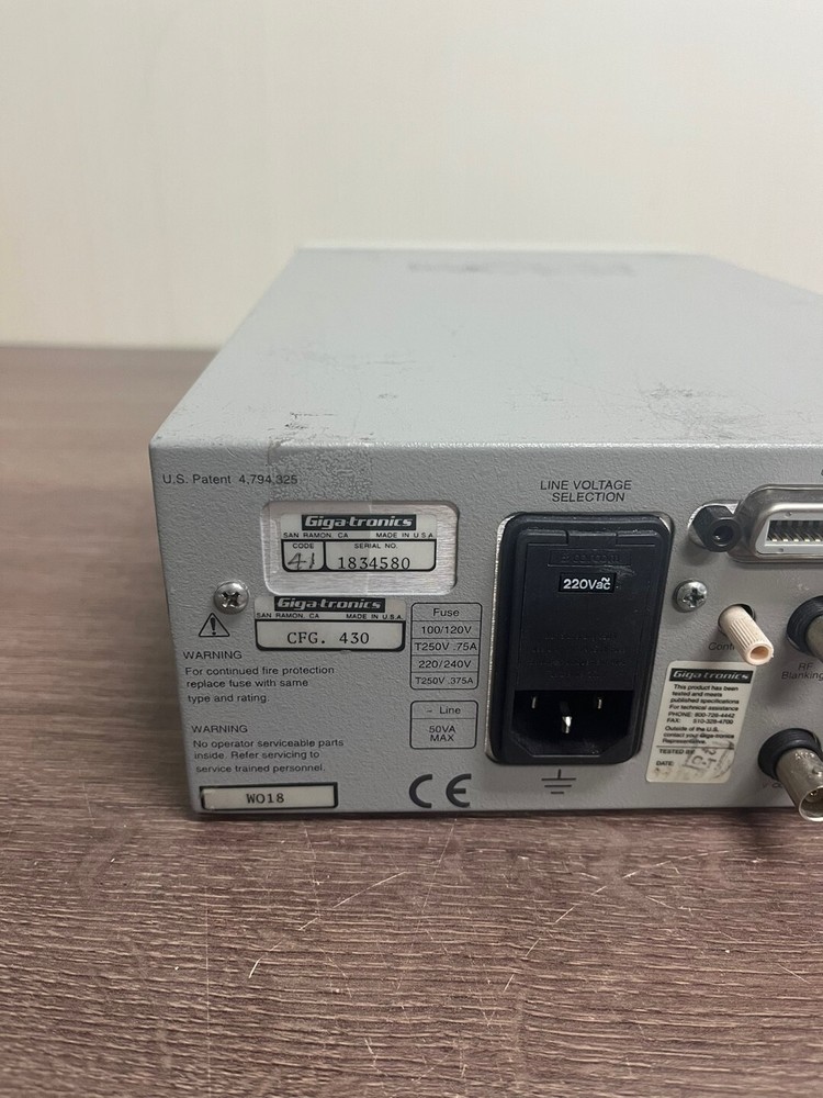 GigaTronics 8542C: Universal Power Meter , Not working (4580)