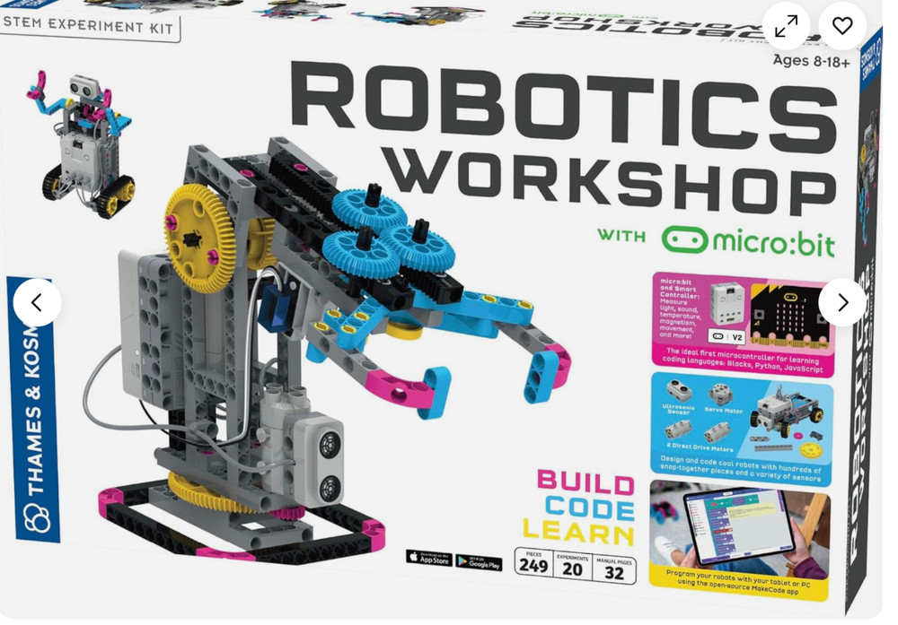 Robotics Workshop with Micro:Bit STEM Experiment Kit, Creative, Educational Codi