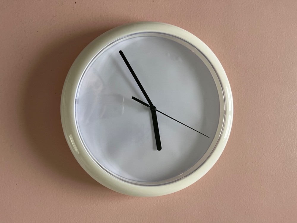 Personalized Clock - flow blue clock, flow blue lovers