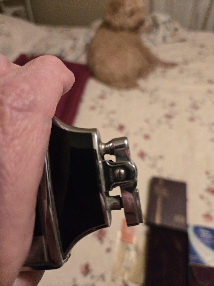 1950s Ronson Mastercase Lighter Includes Original Box Fabric Case Lots More!