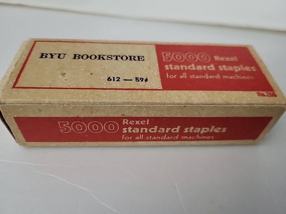 Vintage Rexel Standard Staples: Open Box