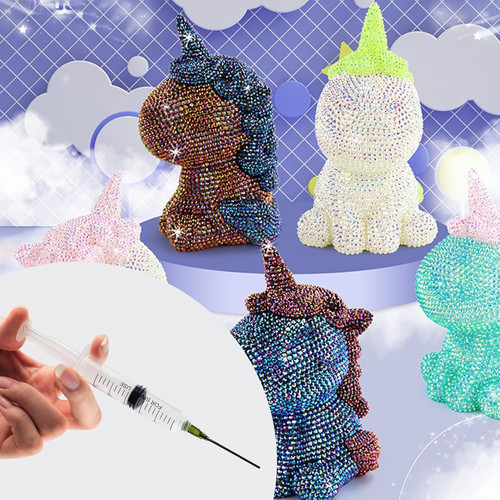 10ml Glue Applicator Syringe with 14G 16G 18G Blunt Tip Needle and Cap,...