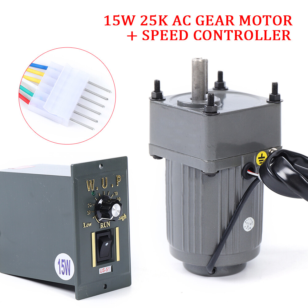 110V?15W 25K gear motor electric variable speed Reduction controller Reversible