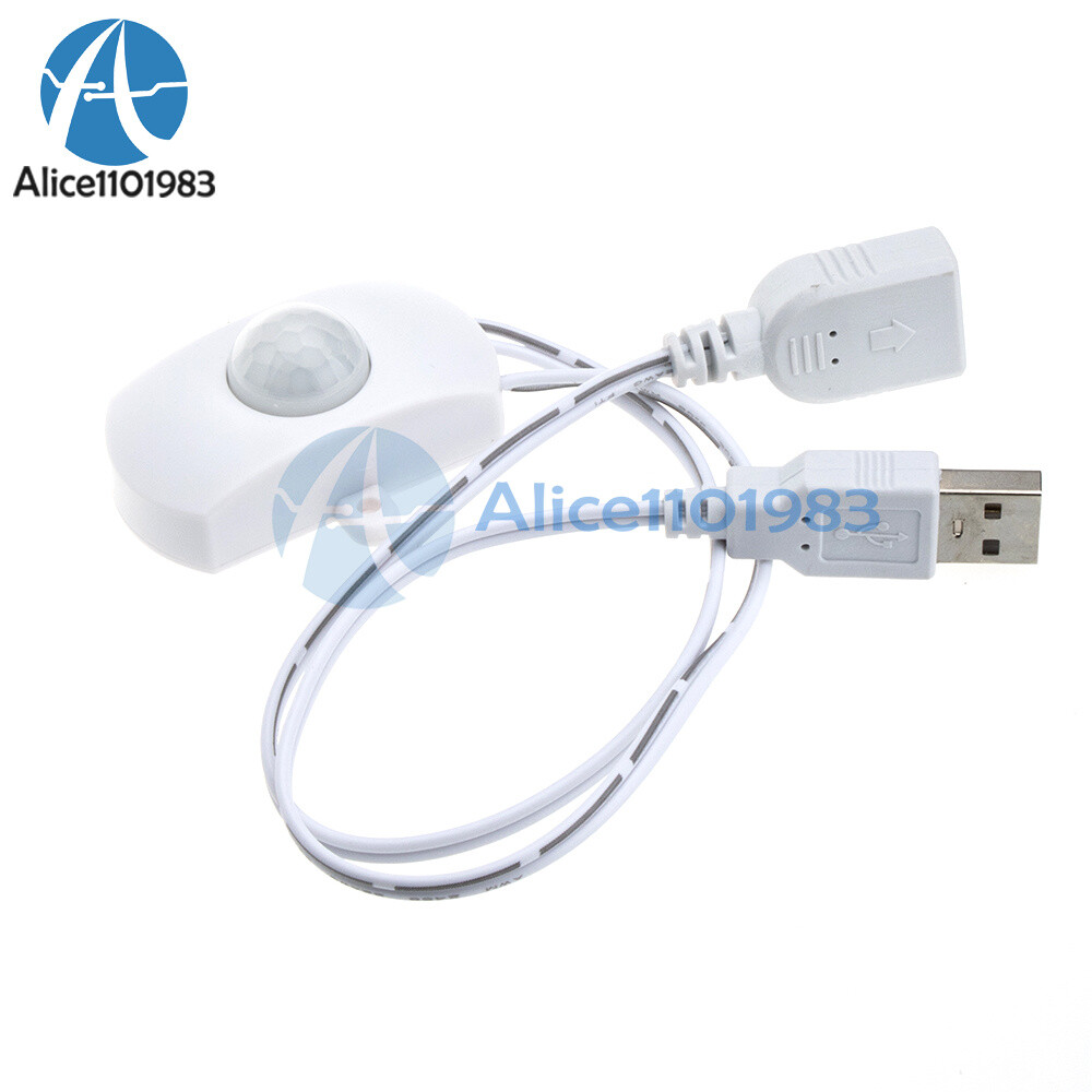 Motion Sensor Light Switch DC 5V-24V 5A PIR Motion Sensor Auto ON OFF Switch