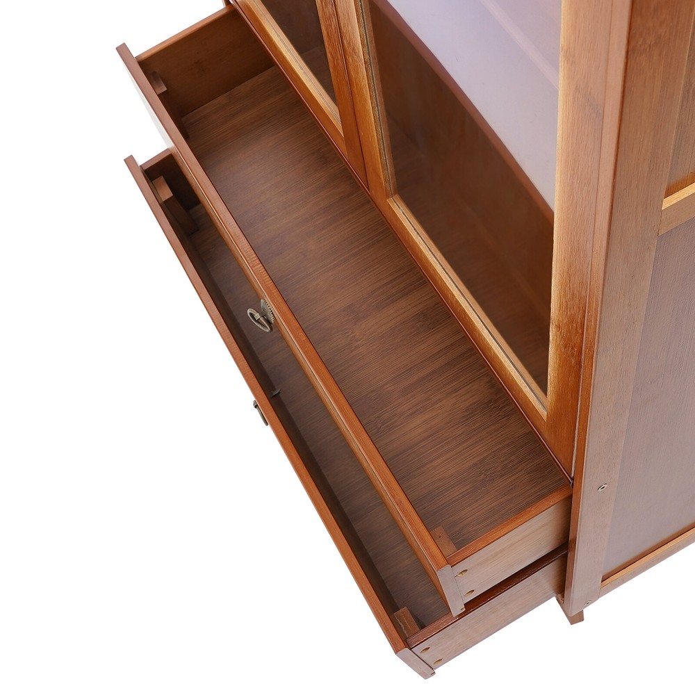 Stylish Brown Kitchen Sideboard with Ample Storage & Elegant Design