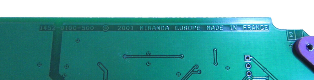 Genuine Miranda VDA-1001 Analog Video Distribution Amplifier Module