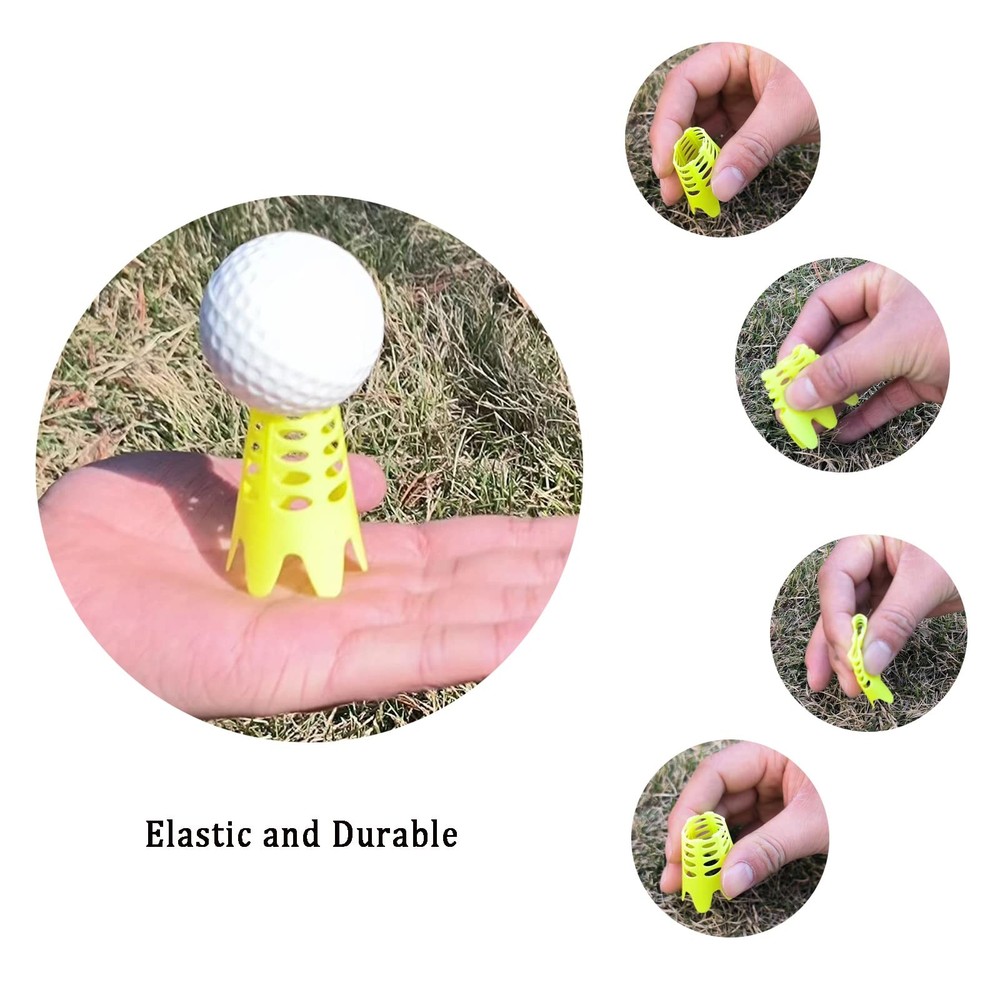 Golf Simulator Tees, Indoor Golf Tees for Simulator, Plastic Practice Golf Ma...