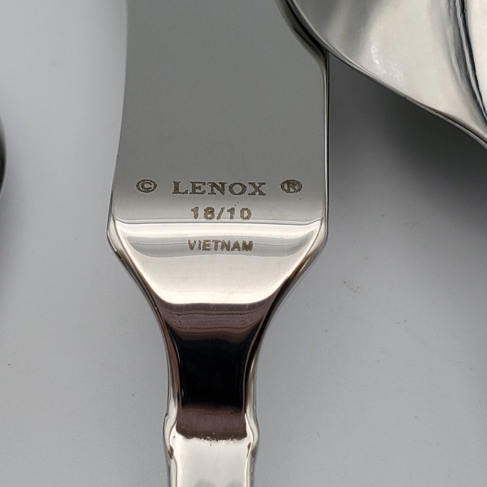 Lenox "Summerton" Stainless Flatware 5 Piece Hostess Set /Pattern code LF SUM