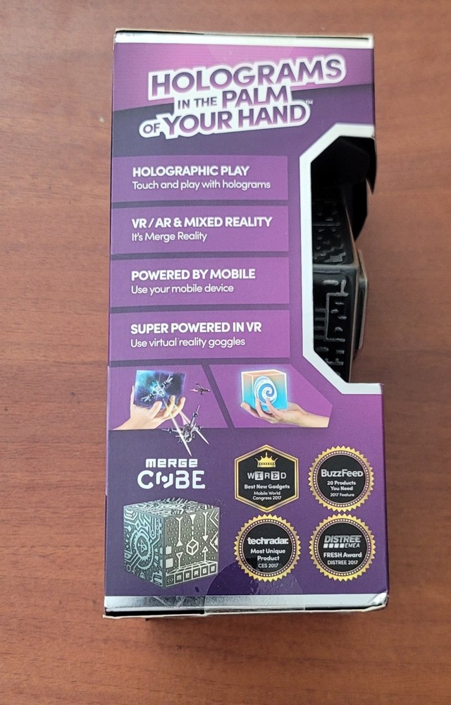 MERGE CUBE AR VR (Augmented Reality / Virtual Reality) Interactive Hologram