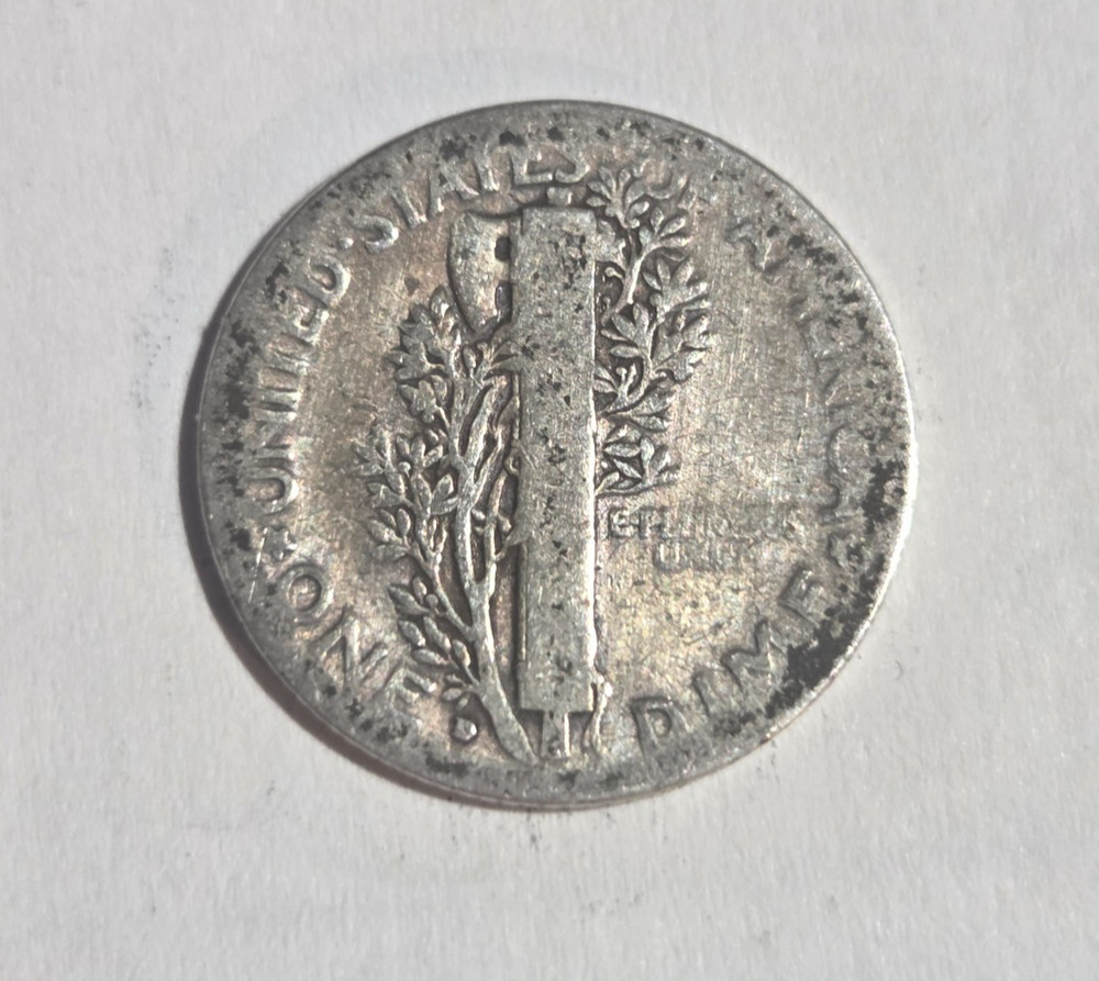 1928 D Mercury Dime