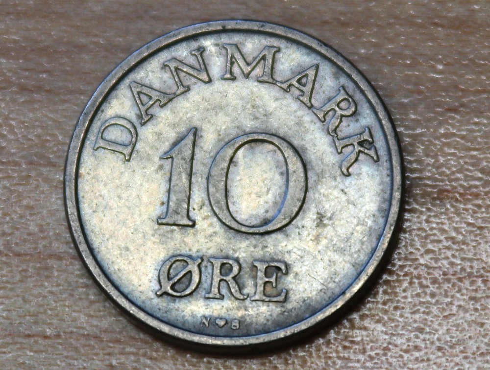 1955 Denmark 10 Ore