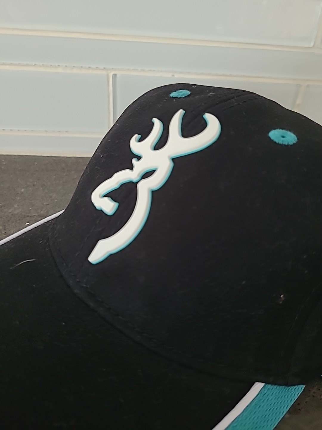 2 Hats Browning Womens Trucker Hook Loop Closure Hat Cap Cotton