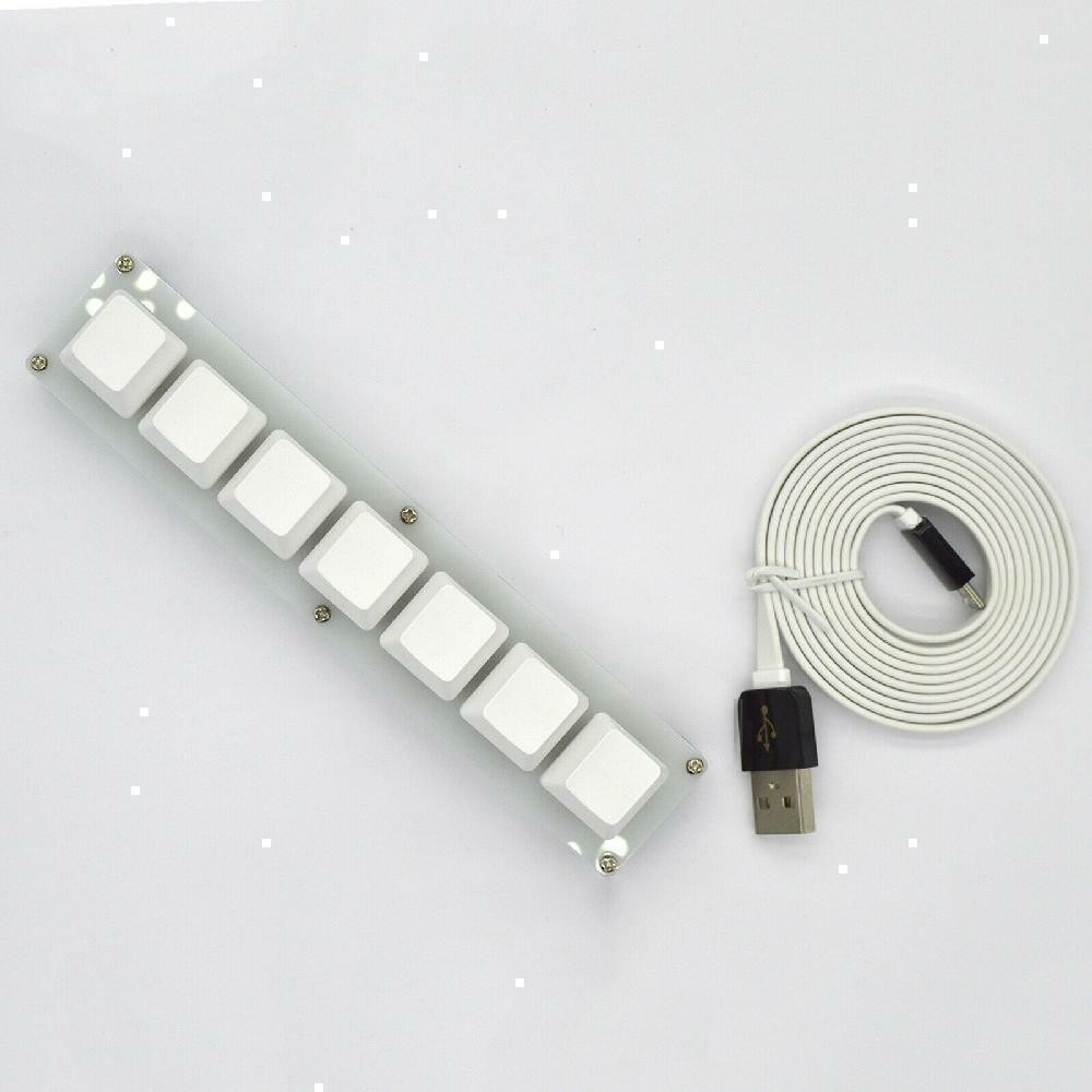 7 Keys HID Standard Keyboard USB Interface Custom Macro Mini Mechanical Keyboard