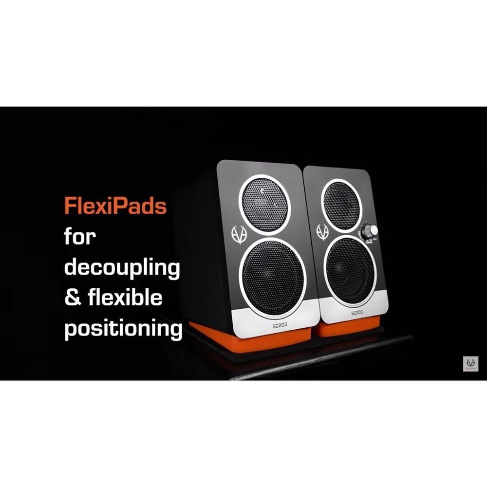 EVE Audio Recording Studio SC203 Compact Active Master Slave System Speaker Pair