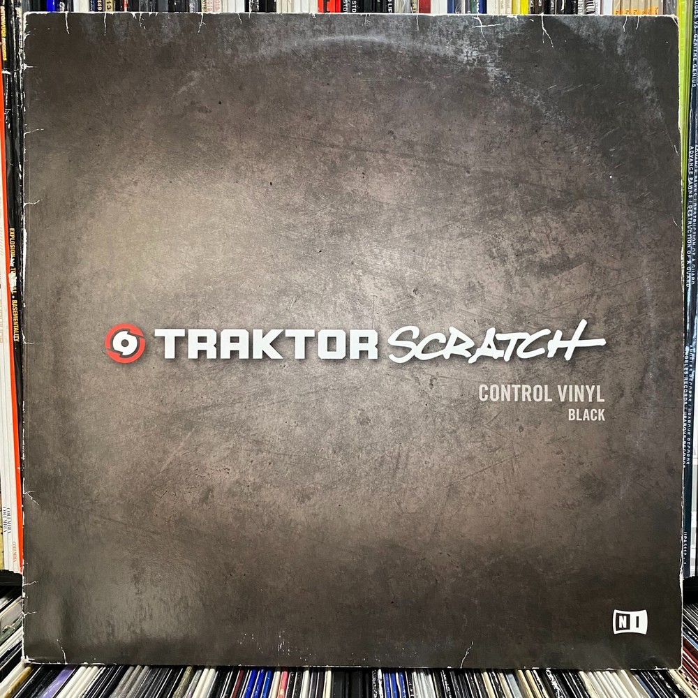 NATIVE INSTRUMENTS TRAKTOR SCRATCH CONTROL VINYL 12" BLACK - 2007 VERSION 001