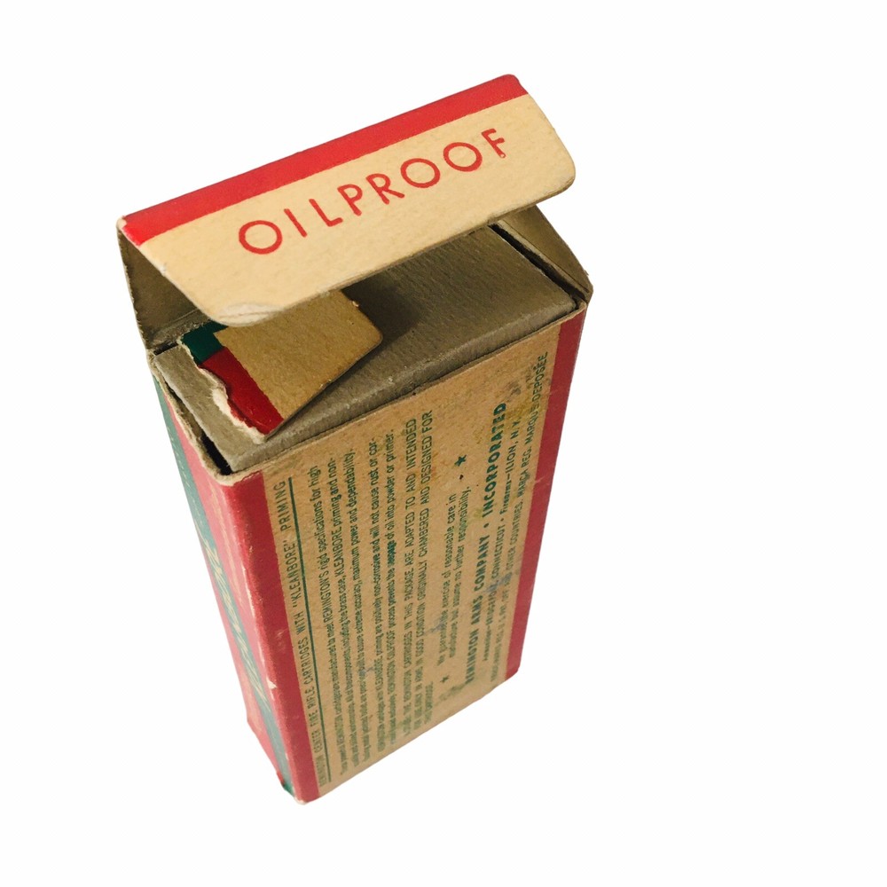 Vtg. Remington Xleanbore Shot Shell Ammo Empty Box 30/30 w/Insert Empty