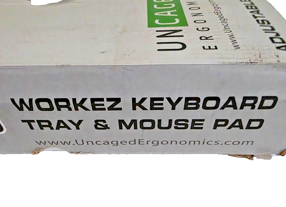 WorkEZ Adjustable Computer Keyboard and Mouse Stand for Desk