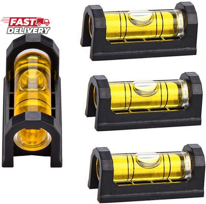 4Pcs Gunsmith Level, Scope Mounting Leveling Bubble Tool with Magnetic Base