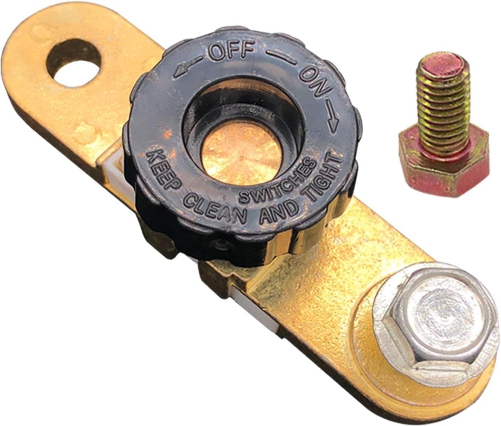 Ampper Side Post Battery Disconnect Switch 12V, Quick 1 Pack,