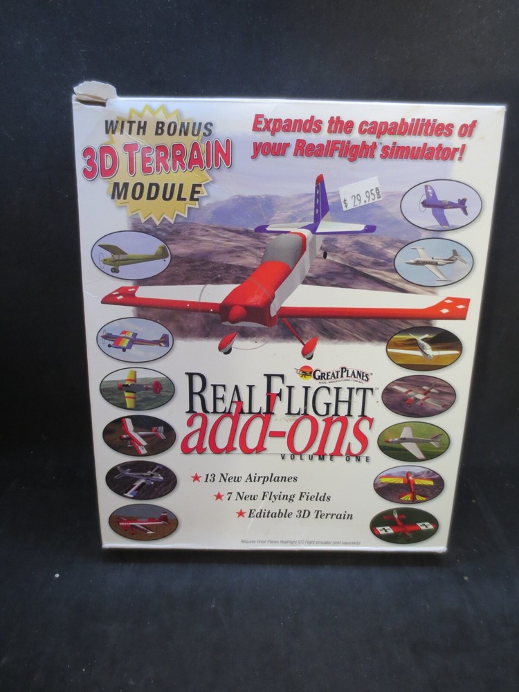 Great Planes Real Flight Add-Ons Volume 1 with Bonus 3D Terrain Module - PC