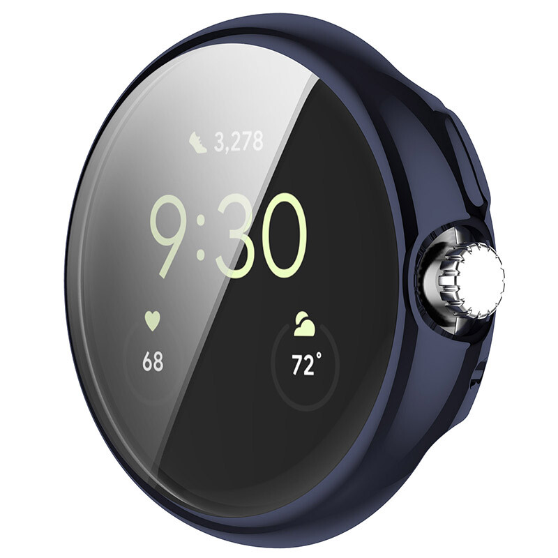 For Google Pixel Watch 2 Soft TPU Full Protection Screen Protector Case Cover