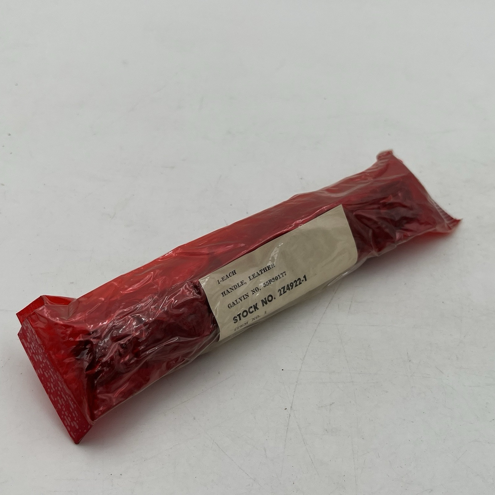 Machinist Tool Chest Box REPLACEMENT LEATHER HANDLE Antique VTG NOS 1945 WW2 New