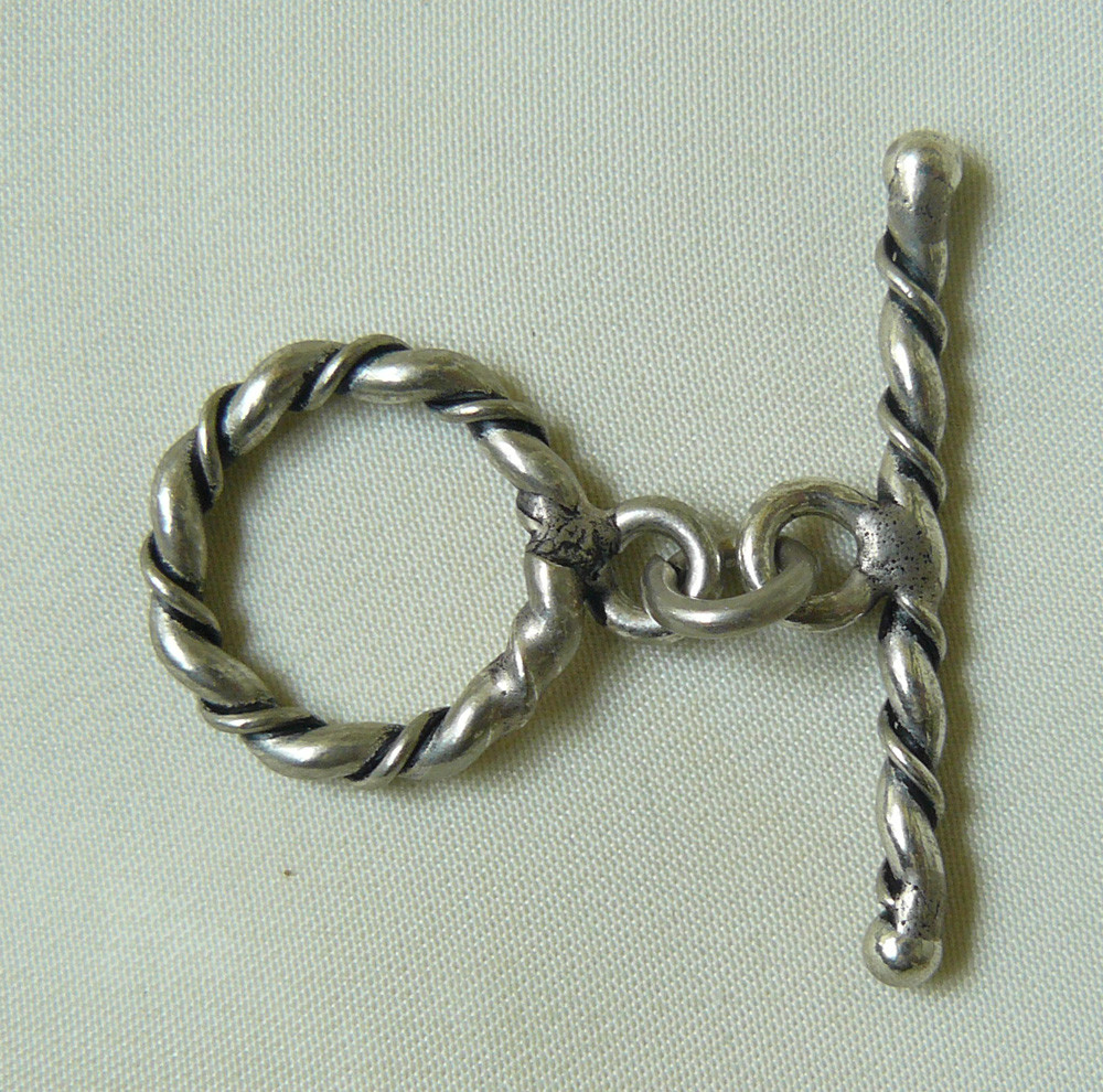 Sterling SilverToggle Clasp Twist design