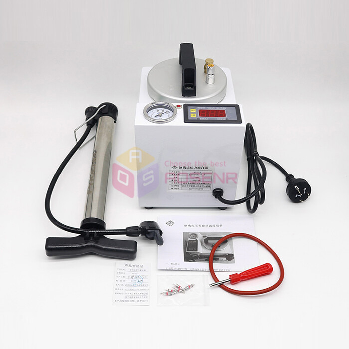 Dental Lab Polymerizer Curing Pressure Pot Polymerizing Machine with Air Pump