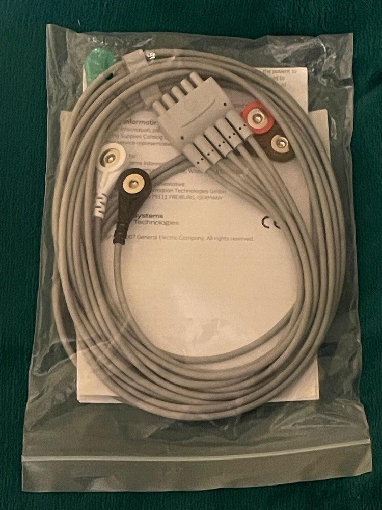 MULTI-LINK ECG LEADWIRE SET 5-LDWR SNAP, GROUP, AHA, MIXED (411202-005).