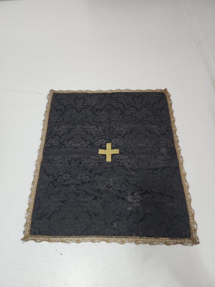 Antique Black Chalice Veil