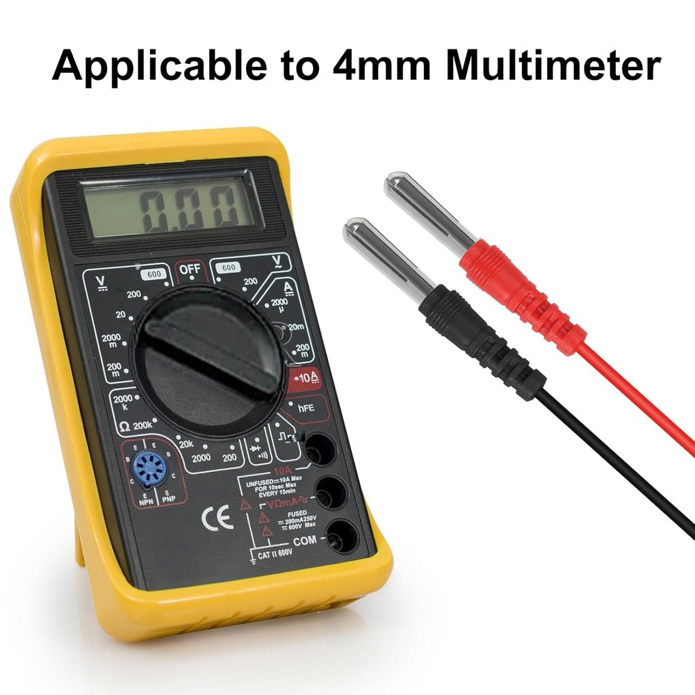 2 Set 16 in 1 Multimeter Test Leads Kit Digital Probes & Leads Set with Testing