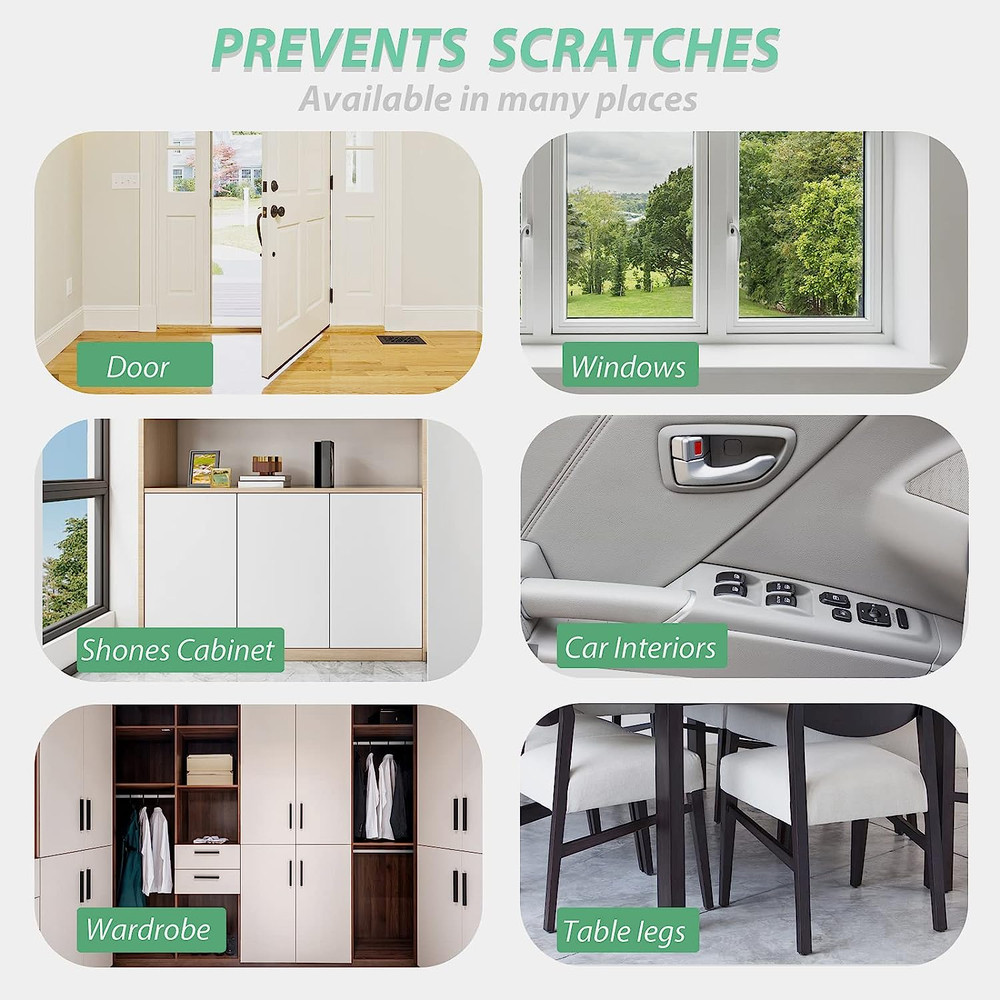Door Protector from Dog Scratching 200" X 8.2" Cat Scratch Door Frame Single Sid