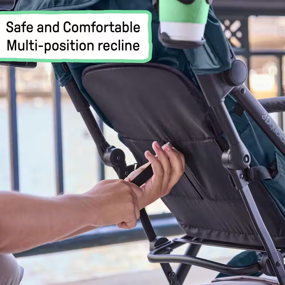 3Dquickclose CS+ Compact Fold Stroller-Blue