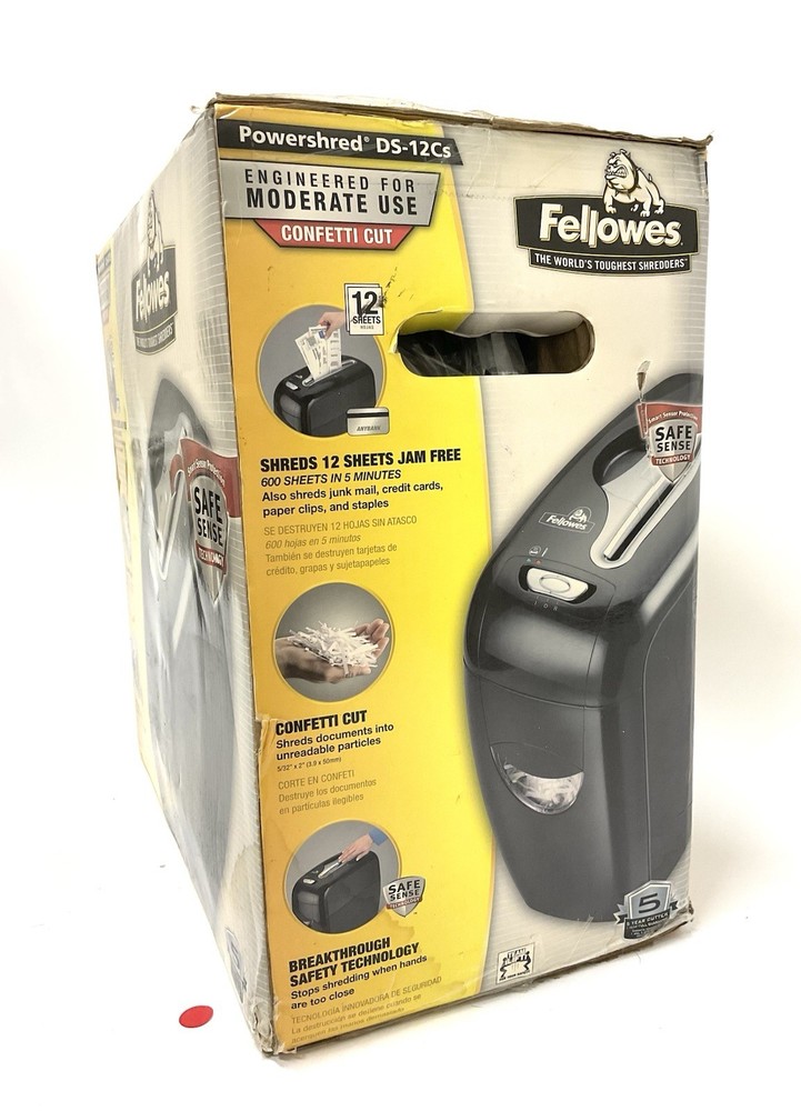 Fellowes Powershred DS-12Cs Shredder 10241911-2