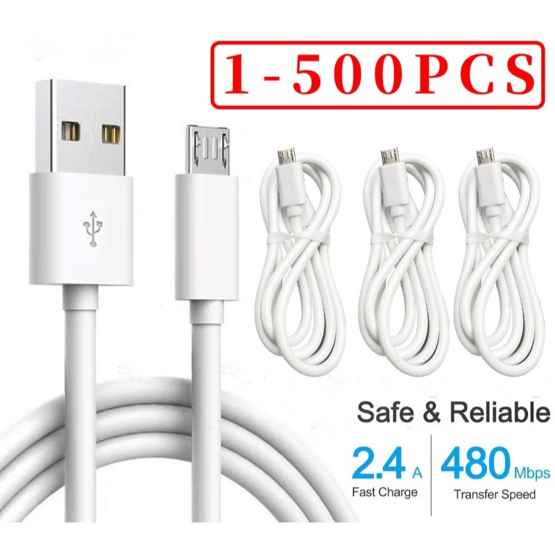 3/6 Feet Micro USB Fast Charging Cable for Android Samsung Cell Phone Lot