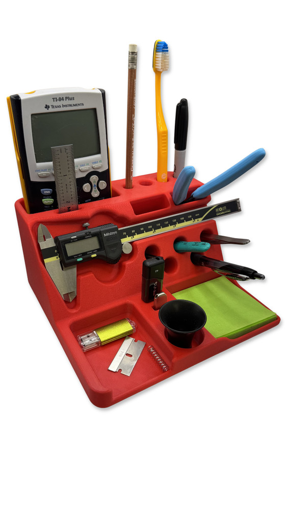 Engineer Desk Organizer, Tool Caddy, Machinist Tool Holder, Calipers, Workbench
