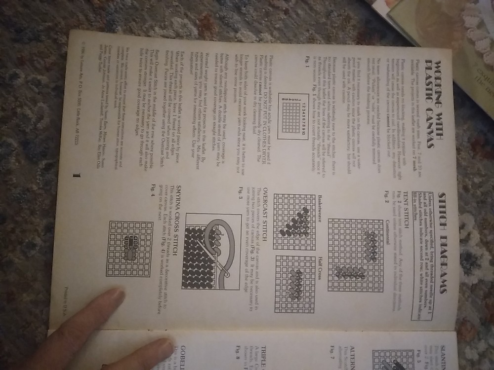 More Needlepoint Projects For Plastic Canvas Pattern Booklet 16 Projects