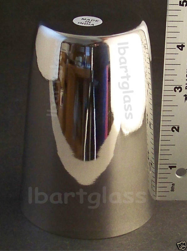 Stainless Steel Fused Glass Drape Floral Former Mold Medium 4 1/2" Tall Slumper