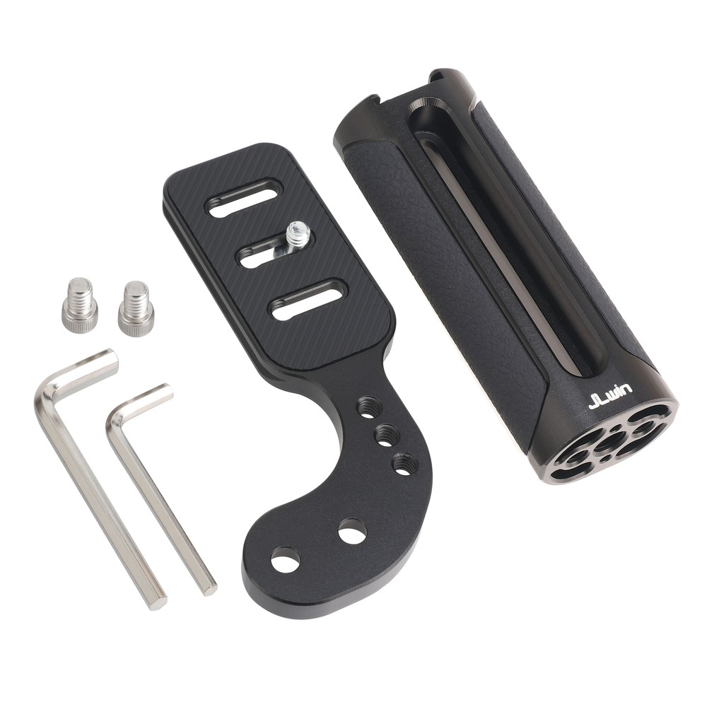 Aluminium l L-Shaped Bracket Holder with Handle Grip for DSLR Mirrorless Camera