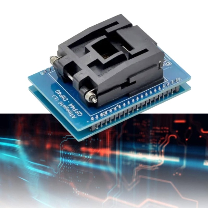 Precise TQFP44 to DIP40 Converter Socket Small Size for ATmega Chips Efficient