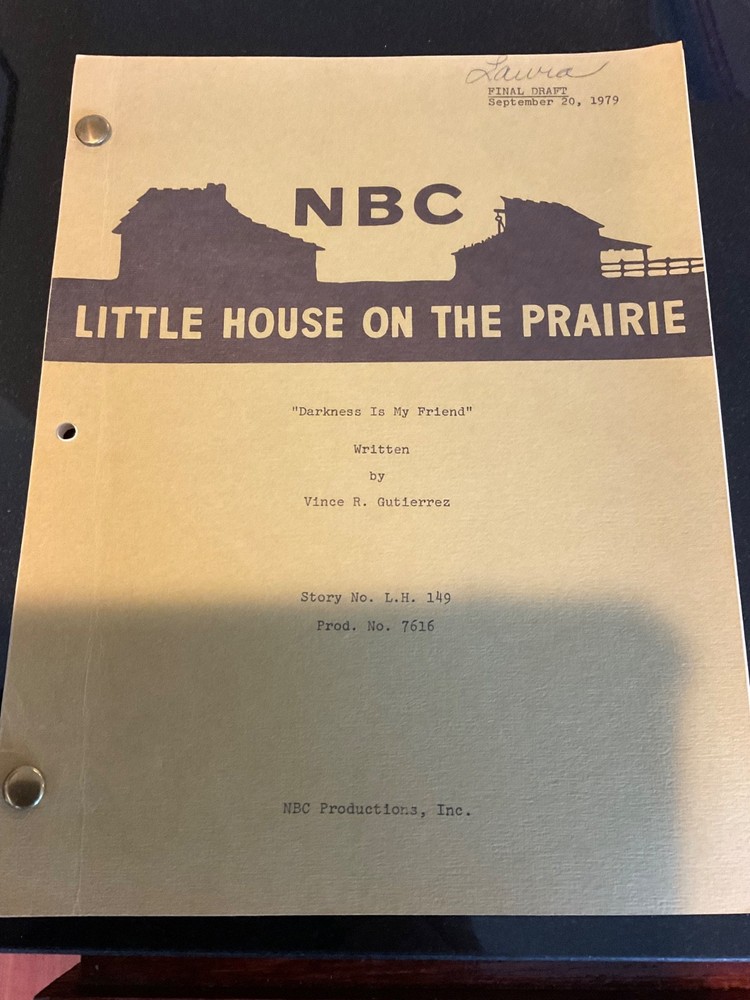 Original script + extra!  *Melissa Gilbert script* LITTLE HOUSE ON THE PRAIRIE