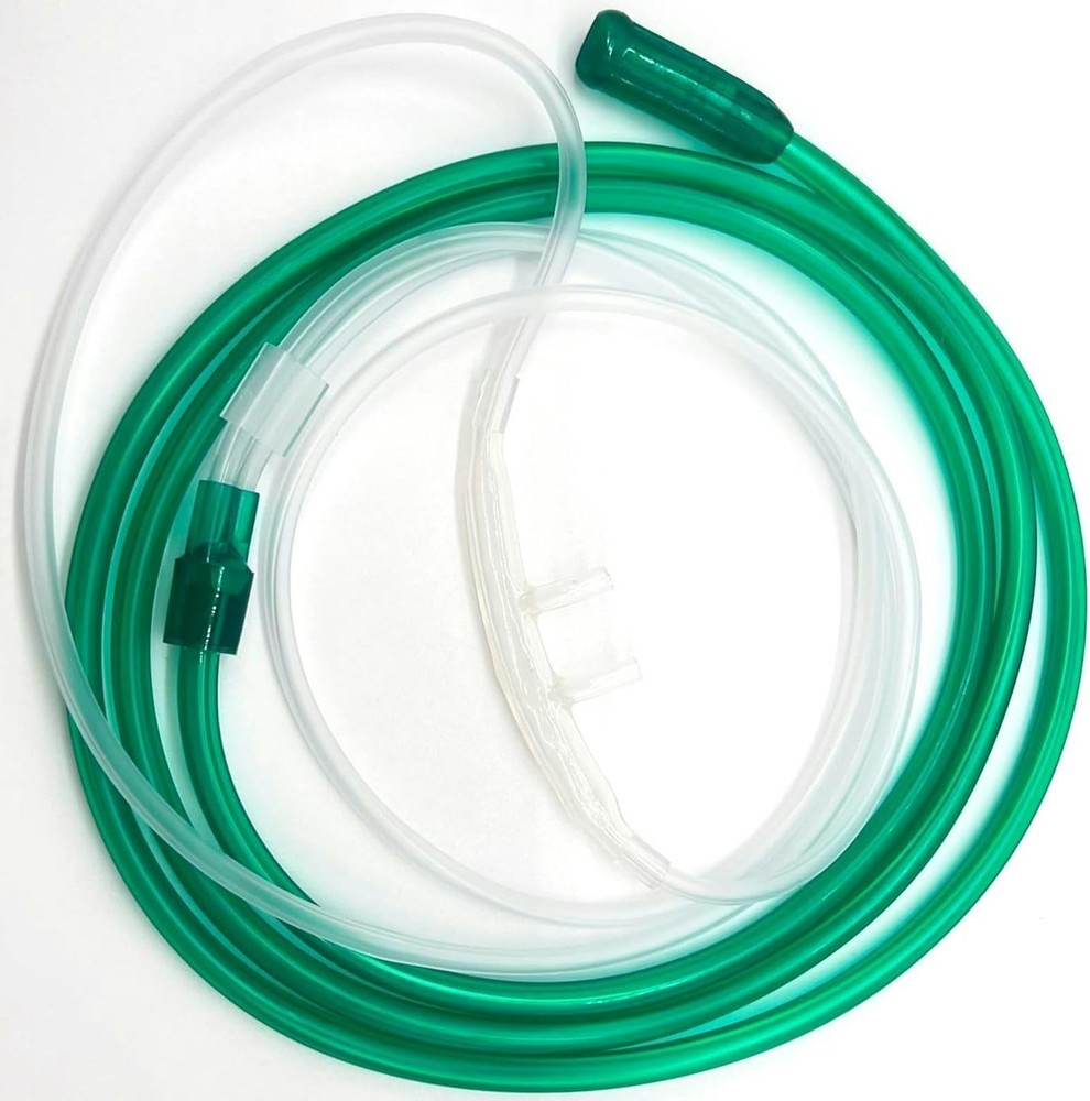 Soft Curved High Flow Oxygen Cannula 25Ft - Ergonomic Design and Durability