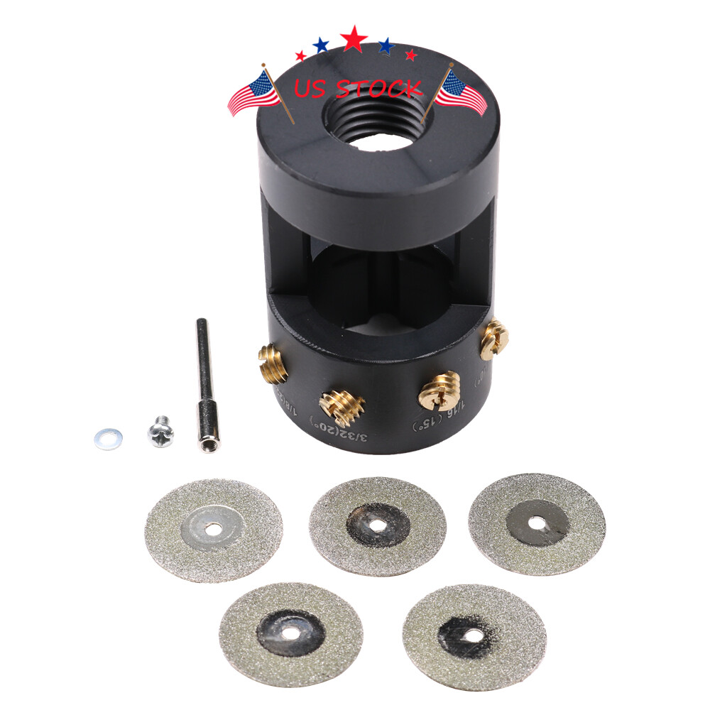 Tungsten Grinder Sharpener Multi-Angle & Offsets Tool Head TIG Welding TGS3412