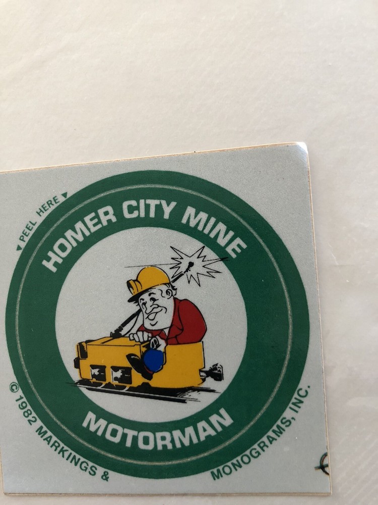 coal mining stickers Nice Coal Company.