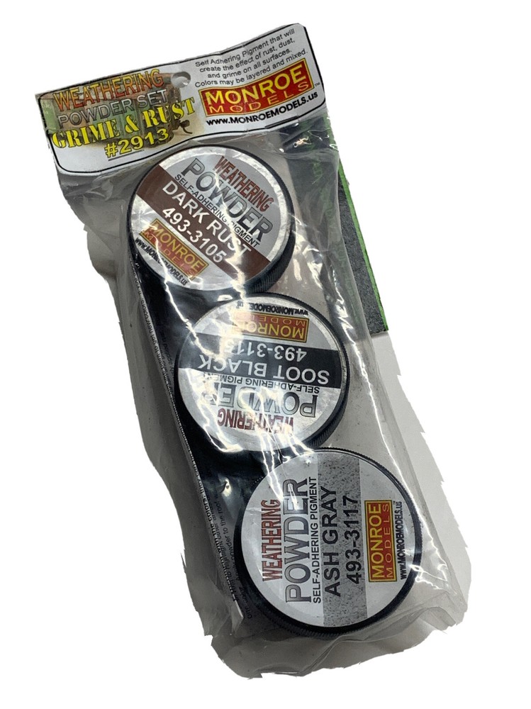 Monroe Models 2913 Weathering Powder Set "Grime & Rust" | $5 Offer