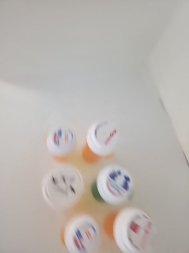 6 Empty Prescription Bottles