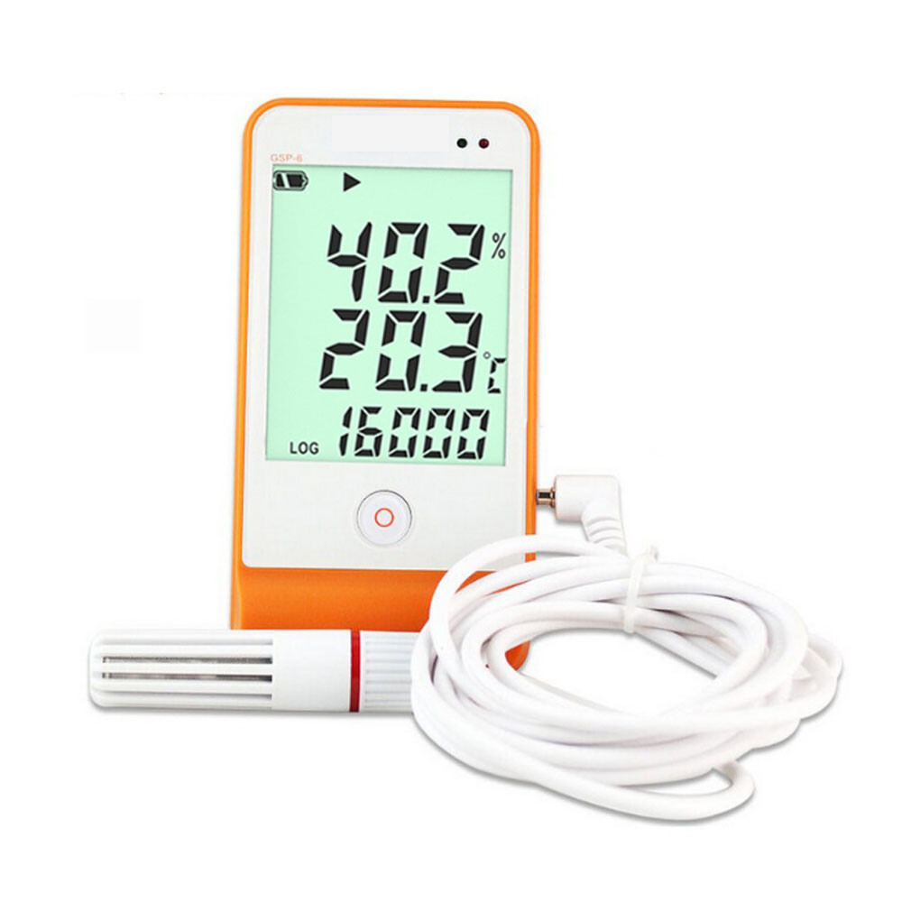 LED Digital Temperature Logger Temperature Hygrometer Data PDF Report Display