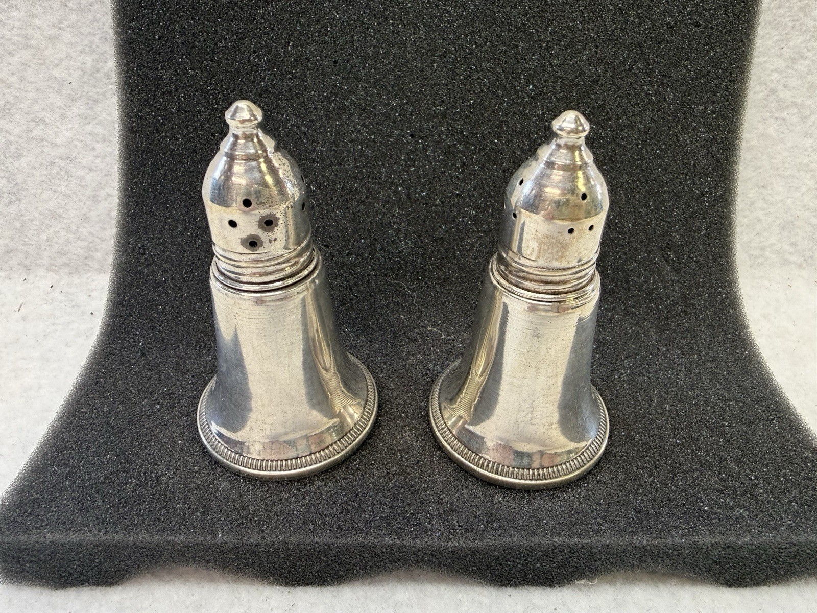 Sterling Silver Weighted Salt & Pepper Shakers