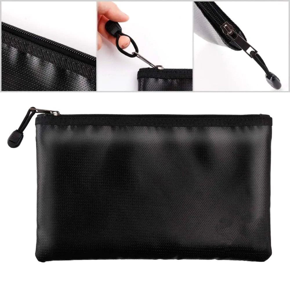 New Fireproof Waterproof Document Envelope File Folder Cash Pouch Document Bag