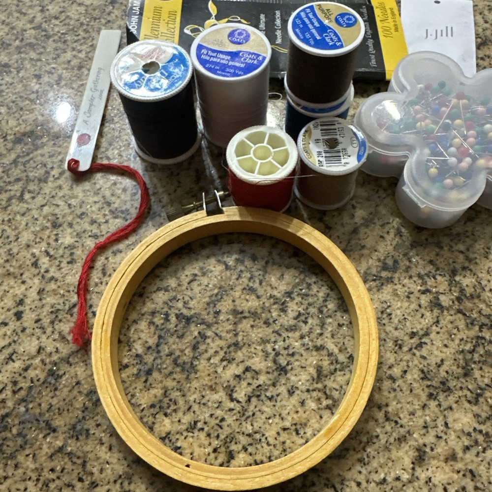 Sewing Bag And Supplies Bundle